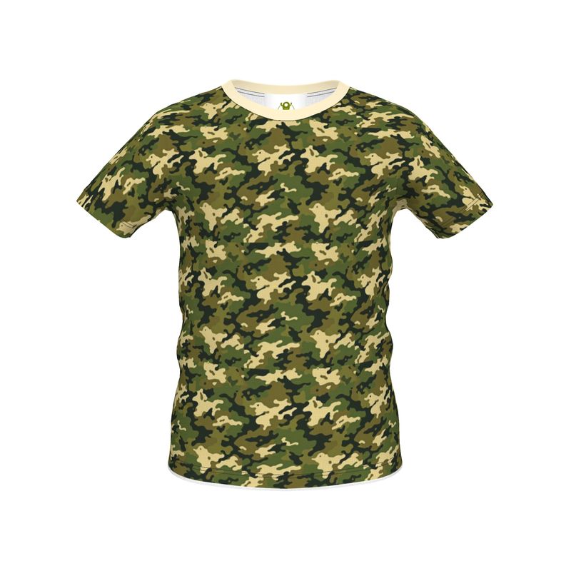 Yellow Rib Camo Tee