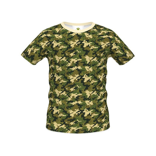 Yellow Rib Camo Tee