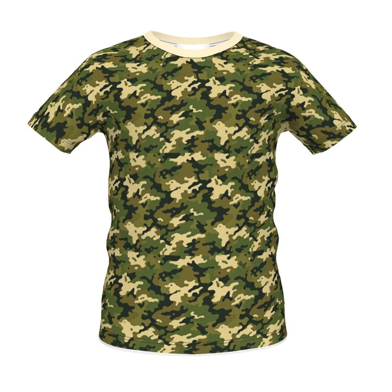 Yellow Rib Camo Tee