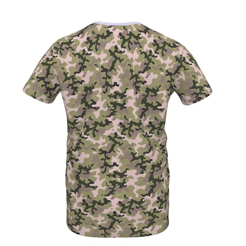 Lilac Rib Camo Tee