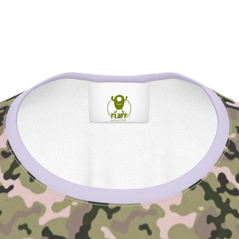 Lilac Rib Camo Tee