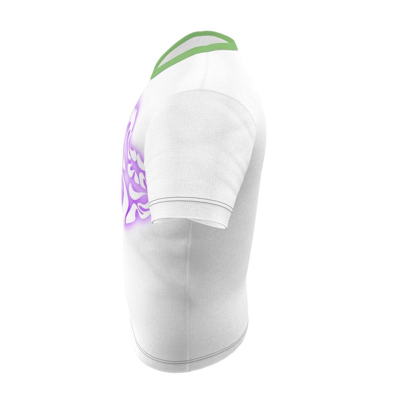 Lime rib and purple tee