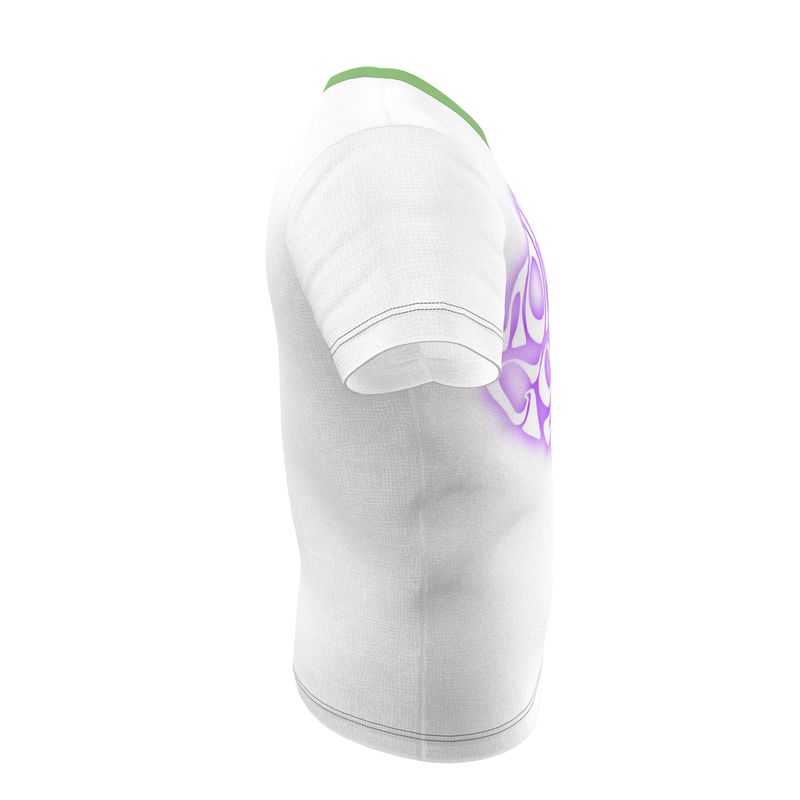 Lime rib and purple tee