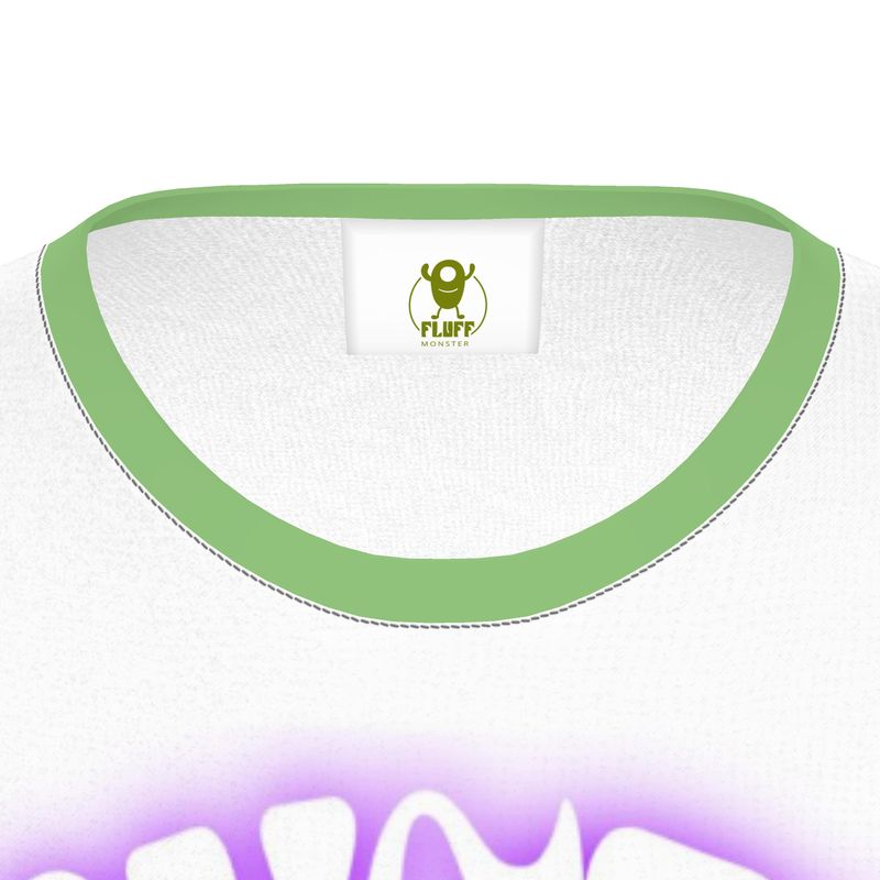 Lime rib and purple tee